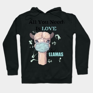 All You Need Is Love And Llamas Hoodie